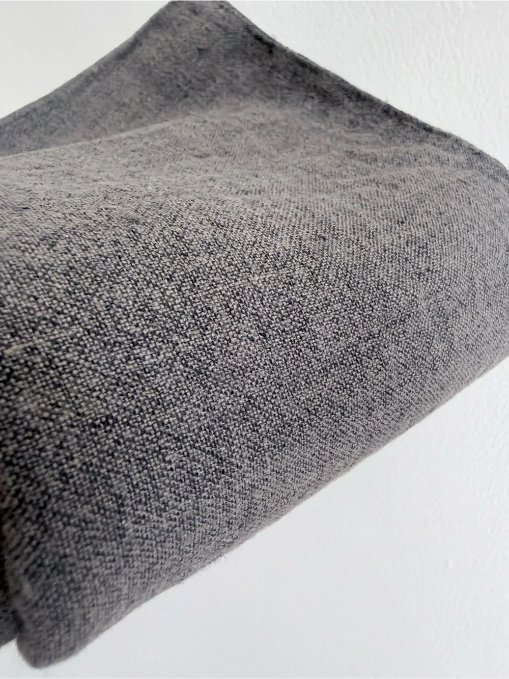 RH Italian Garment-Dyed Textured Linen Standard Sham Graphite